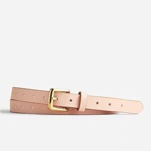 J.Crew Women's Italian Leather Belt Dusty Rose